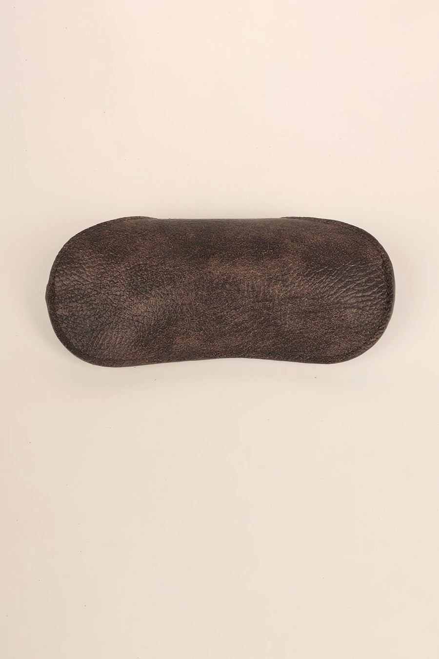 Jace Sunglass Case Vegan Leather Espresso Back