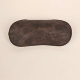 Jace Sunglass Case Vegan Leather Espresso Back