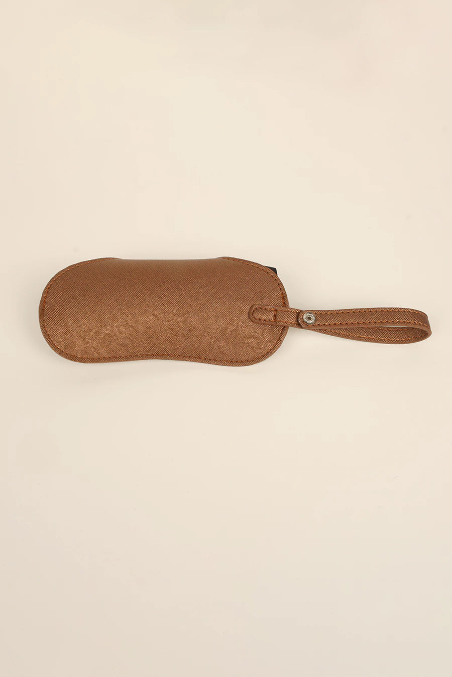 Jace Sling Sunglass Cover Vegan Metallic Dark Gold Back