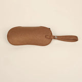 Jace Sling Sunglass Cover Vegan Metallic Dark Gold Back