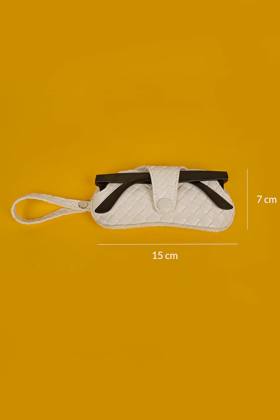 Jace Sling Sunglass Cover Vegan Sea Salt Measurement