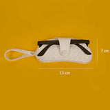 Jace Sling Sunglass Cover Vegan Sea Salt Measurement