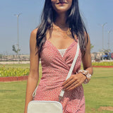 Classic Vegan Leather Women Crossbody Milky M1
