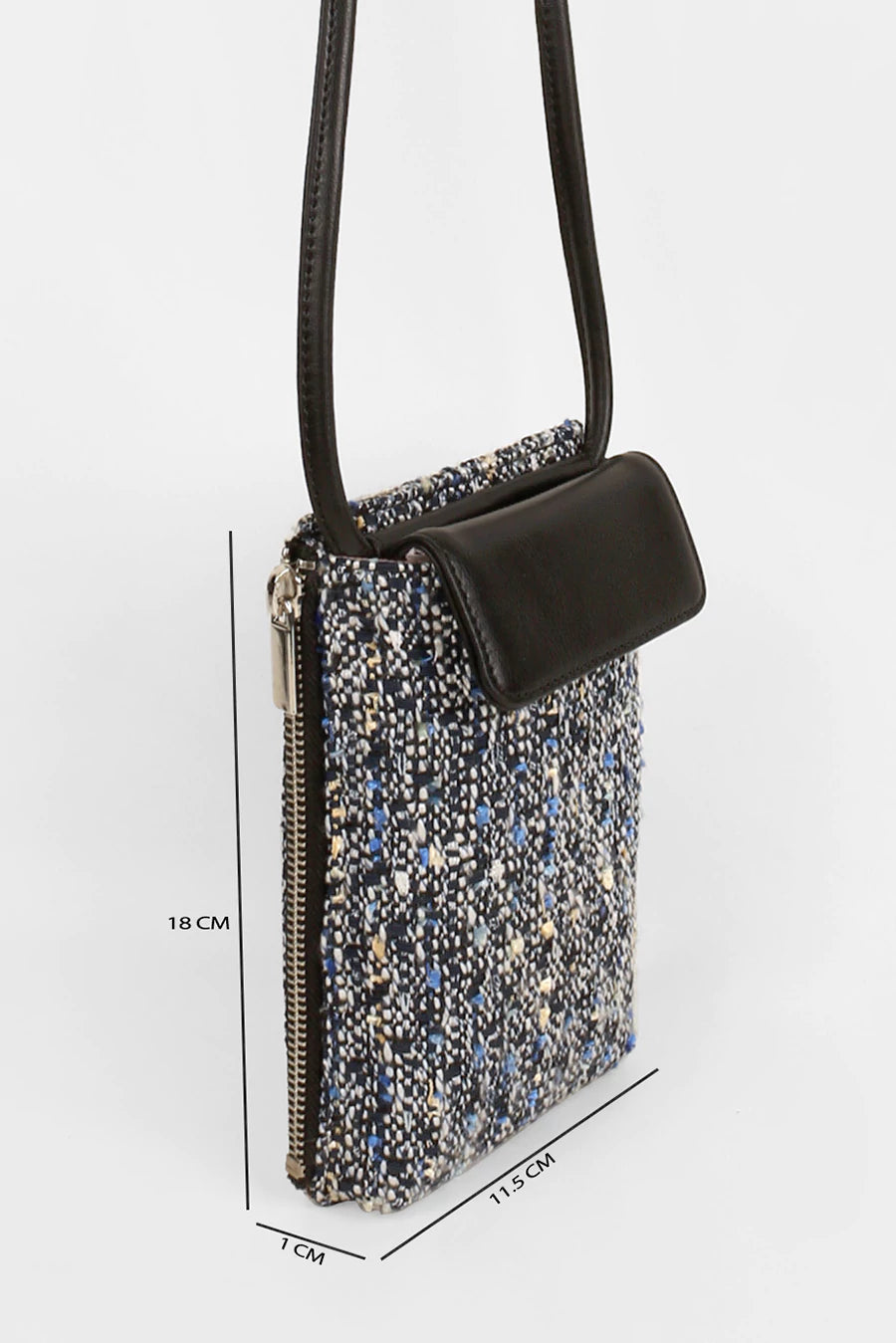 Grace Handloom Mobile Sling Horizon Blue Measurement