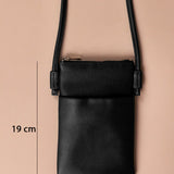 Lify Mobile Sling Bag Vegan Leather Vanta Black Cad