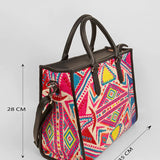 Charlotte Handloom Box Tote Bag