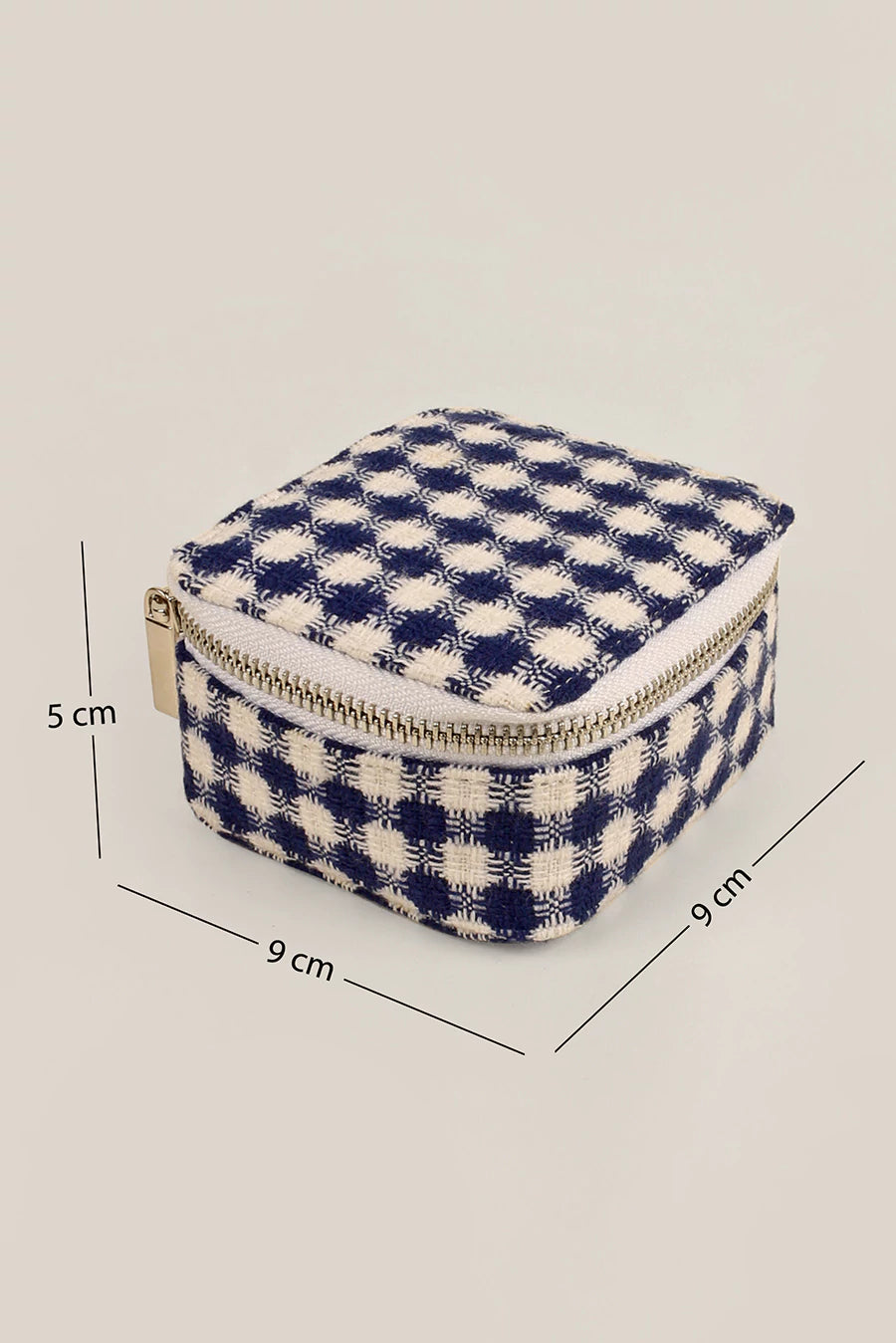 Handloom Jewellery / Watch Case Checkered Measurement