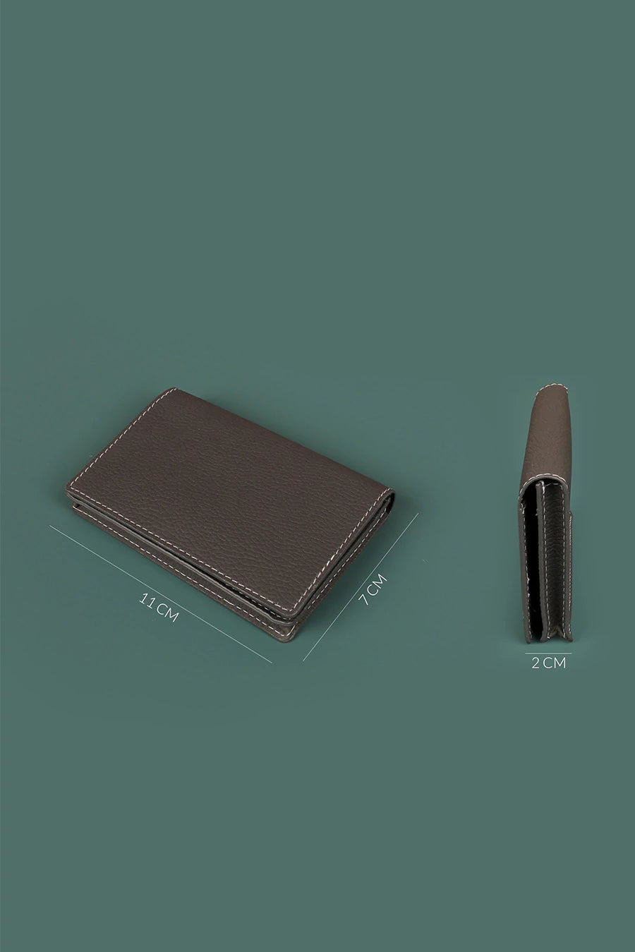 Beth Vegan Card Holder Cement Measurement