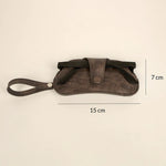 Jace Sling Sunglass Cover Vegan Espresso Measurement