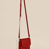 Walker Vegan Leather Mobile Sling Ruby Measurement