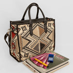 Charlotte Handloom Tote Bag For Women Ajar Beige Lifestyle