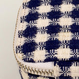 Handloom Jewellery / Watch Case Checkered Close