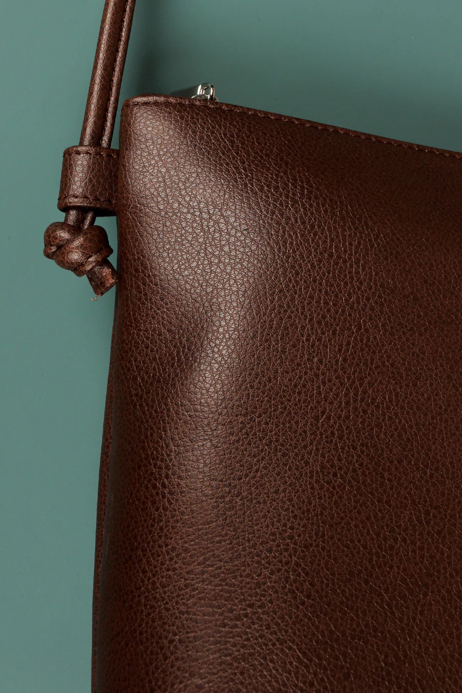 Slindon Vegan Leather Women Shoulder Bag Taupe Close