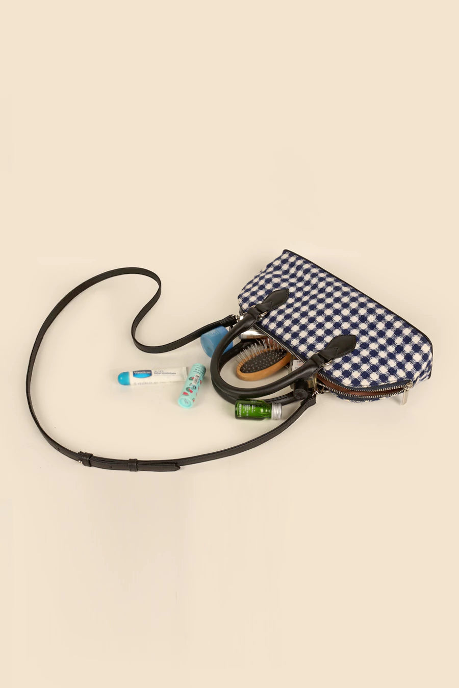 Everly Women's Handbag Handloom Checkered Lifestyle
