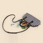 Everly Women's Handbag Handloom Checkered Lifestyle