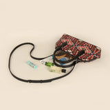 Everly Women's Handbag Handloom Hazelnut Lifestyle