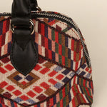 Everly Women's Handbag Handloom Hazelnut Close
