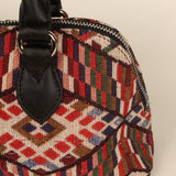 Everly Women's Handbag Handloom Hazelnut Close