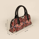 Everly Women's Handbag Handloom Hazelnut Lifestyle