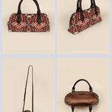 Everly Women's Handbag Handloom Hazelnut Details