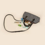Everly Women's Handbag Handloom Horizon Blue Lifestyle
