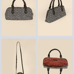 Everly Women's Handbag Handloom Horizon Blue Details