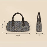 Everly Women's Handbag Handloom Horizon Blue Measurement