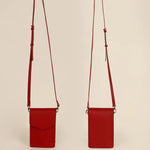 Walker Vegan Leather Mobile Sling Ruby Front
