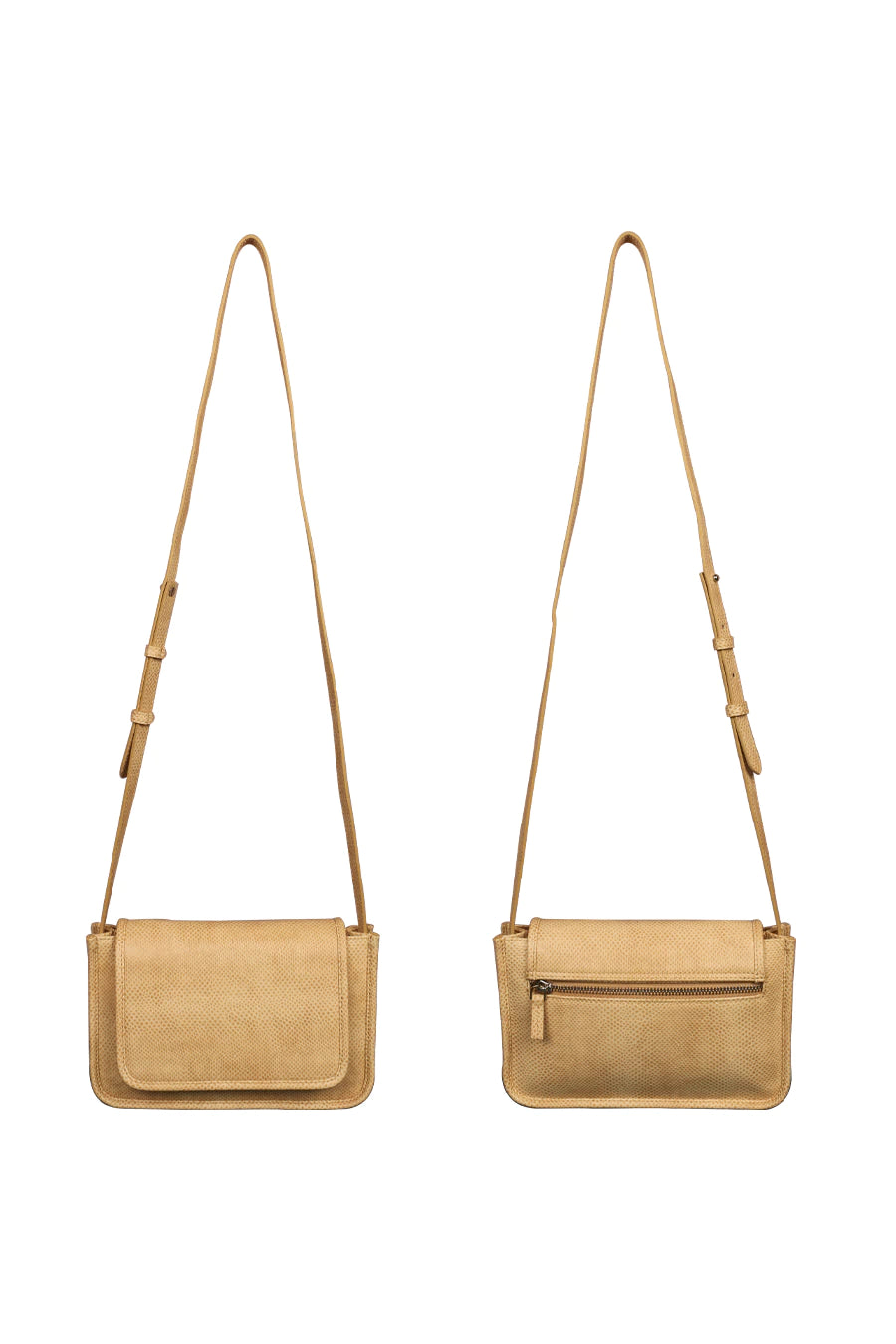 Alice Vegan Leather Women Sling Bag Poreclain Back