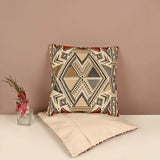 Printed Cushion Cover Beige