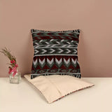 Printed Cushion Cover Black