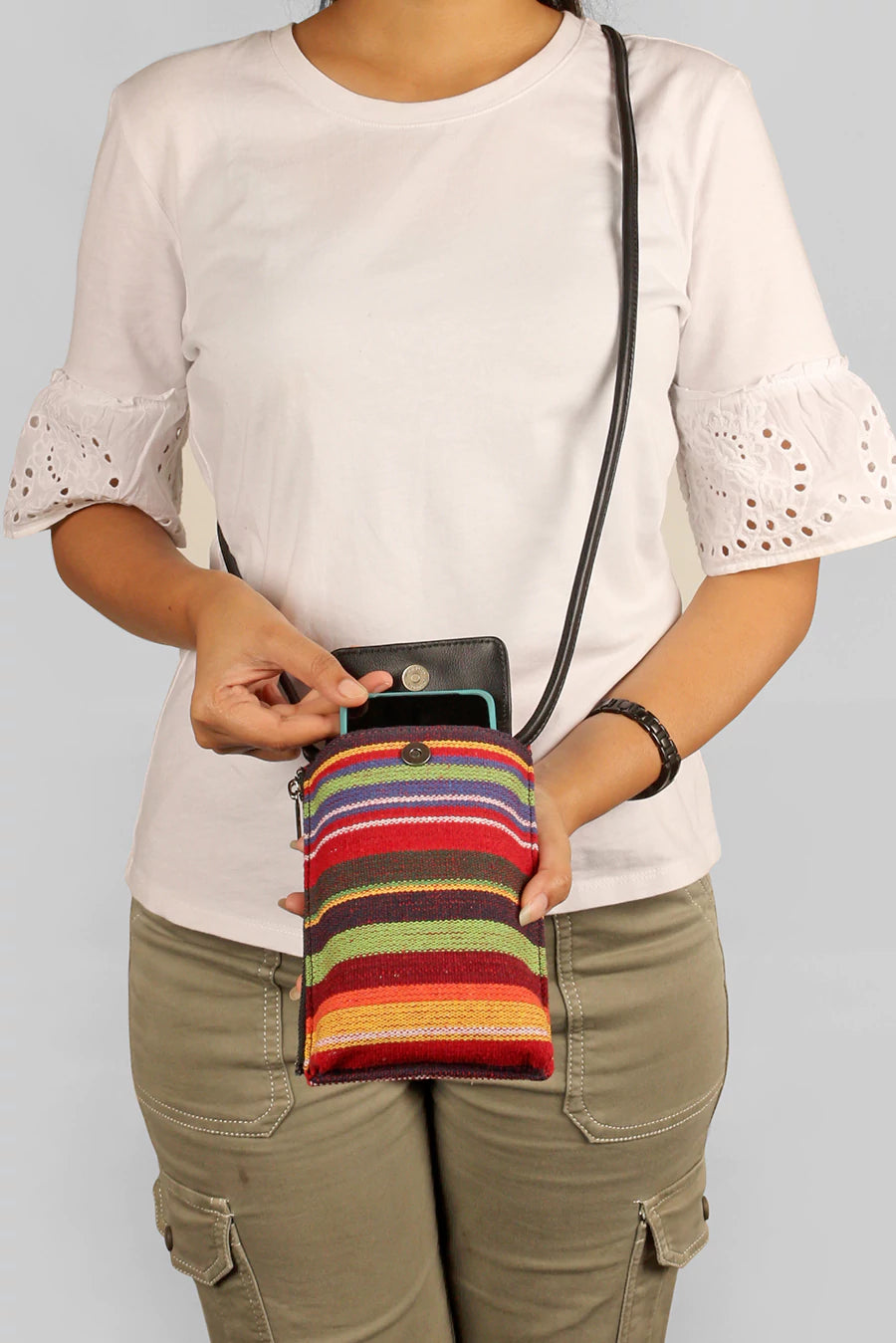 Grace Handloom Mobile Sling Henna Model 1
