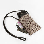 Grace Handloom Mobile Sling Brown Chevron Lifestyle