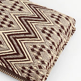 Grace Handloom Mobile Sling Brown Chevron Close