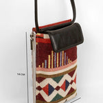 Grace Handloom Mobile Sling Burnished Brown Measurement