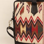 15 inch Ross Handloom Office Laptop Bag for men & women Cappuccino Close