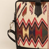 15 inch Ross Handloom Office Laptop Bag for men & women Cappuccino Close