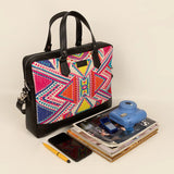 15 inch Ross Handloom Office Laptop Bag for men & women multicolor lifestyle 1
