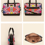 15 inch Ross Handloom Office Laptop Bag for men & women multicolor details
