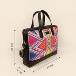 15 inch Ross Handloom Office Laptop Bag for men & women multicolor measurement