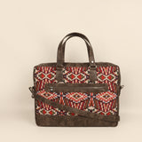 15 inch Ross Handloom Office Laptop Bag for men & women hazelnut front