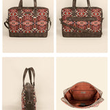 15 inch Ross Handloom Office Laptop Bag for men & women hazelnut details