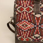 15 inch Ross Handloom Office Laptop Bag for men & women hazelnut close