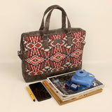 15 inch Ross Handloom Office Laptop Bag for men & women hazelnut lifestyle 1
