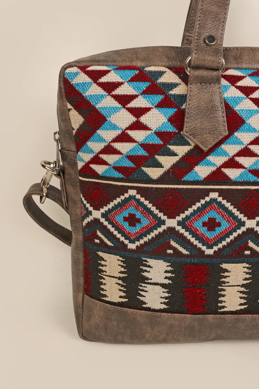 15 inch Ross Handloom Office Laptop Bag for men & women iolite close