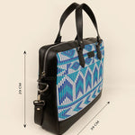 15 inch Ross Handloom Office Laptop Bag for men & women blue measurement
