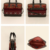15 inch Ross Handloom Office Laptop Bag for men & women brown details