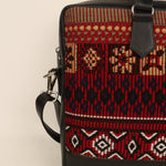 15 inch Ross Handloom Office Laptop Bag for men & women brown close