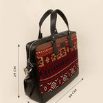 15 inch Ross Handloom Office Laptop Bag for men & women brown measurement