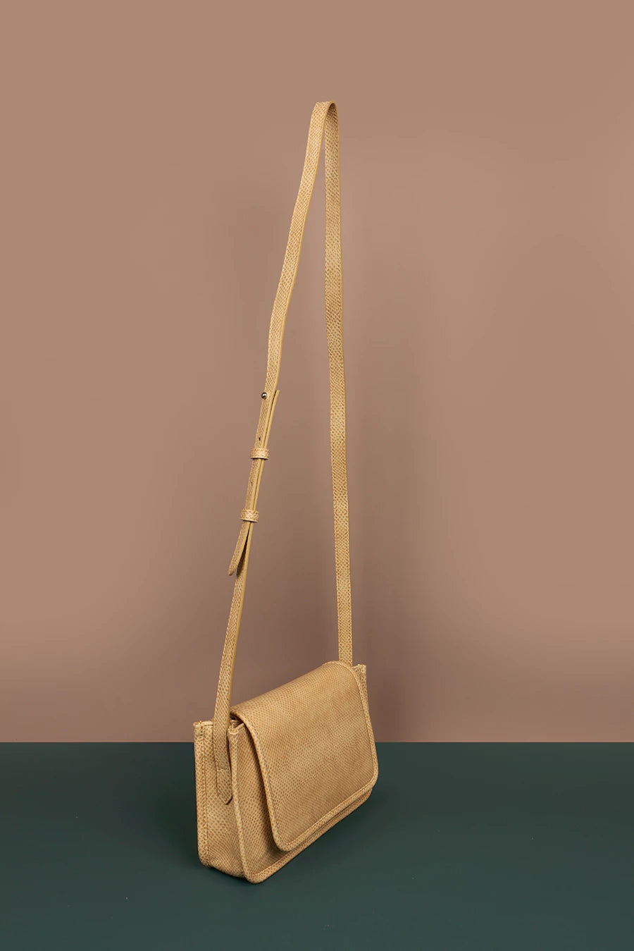 Alice Vegan Leather Women Sling Bag Poreclain Front